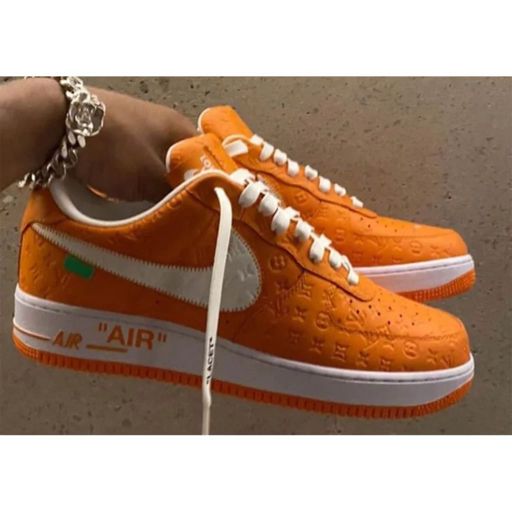 Louis Vuitton and Nike “Air Force 1” by Virgil Abloh for Auction