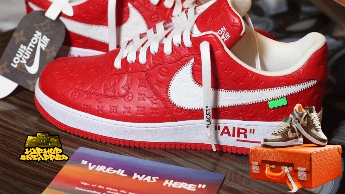 Louis Vuitton and Nike Air Force 1 by Virgil Abloh Charity Auction -  Grazia