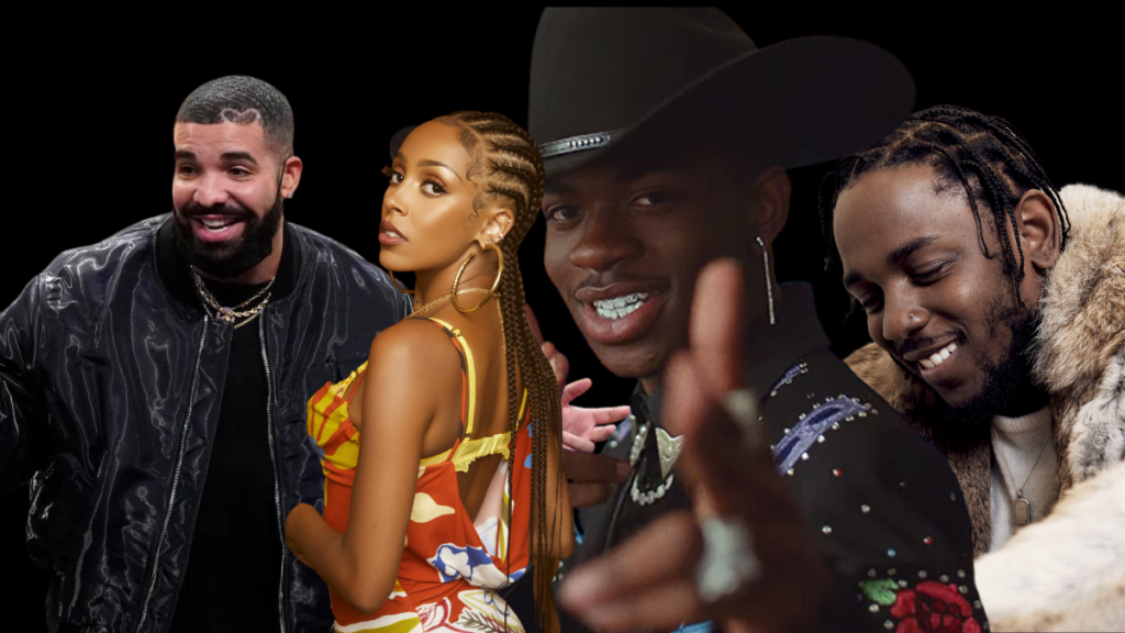 Doja Cat, Drake, Lil Nas X and Kendrick Lamar - MTV Music Award 2022- HipHopUntapped